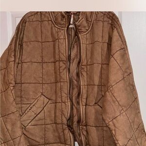 Free People Quilted Dolman Jacket
